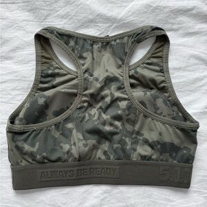5.11 Tactical Olive Camo Racerback Sports Bra